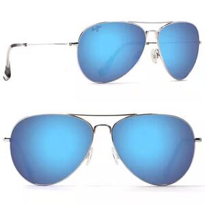 Maui Jim Mavericks MJ264 17 Aviator Sunglasses